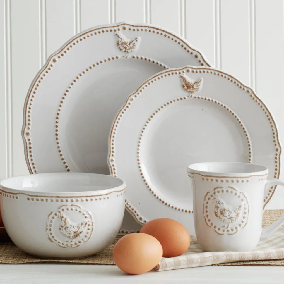 Farmhouse Hen Dinnerware Set