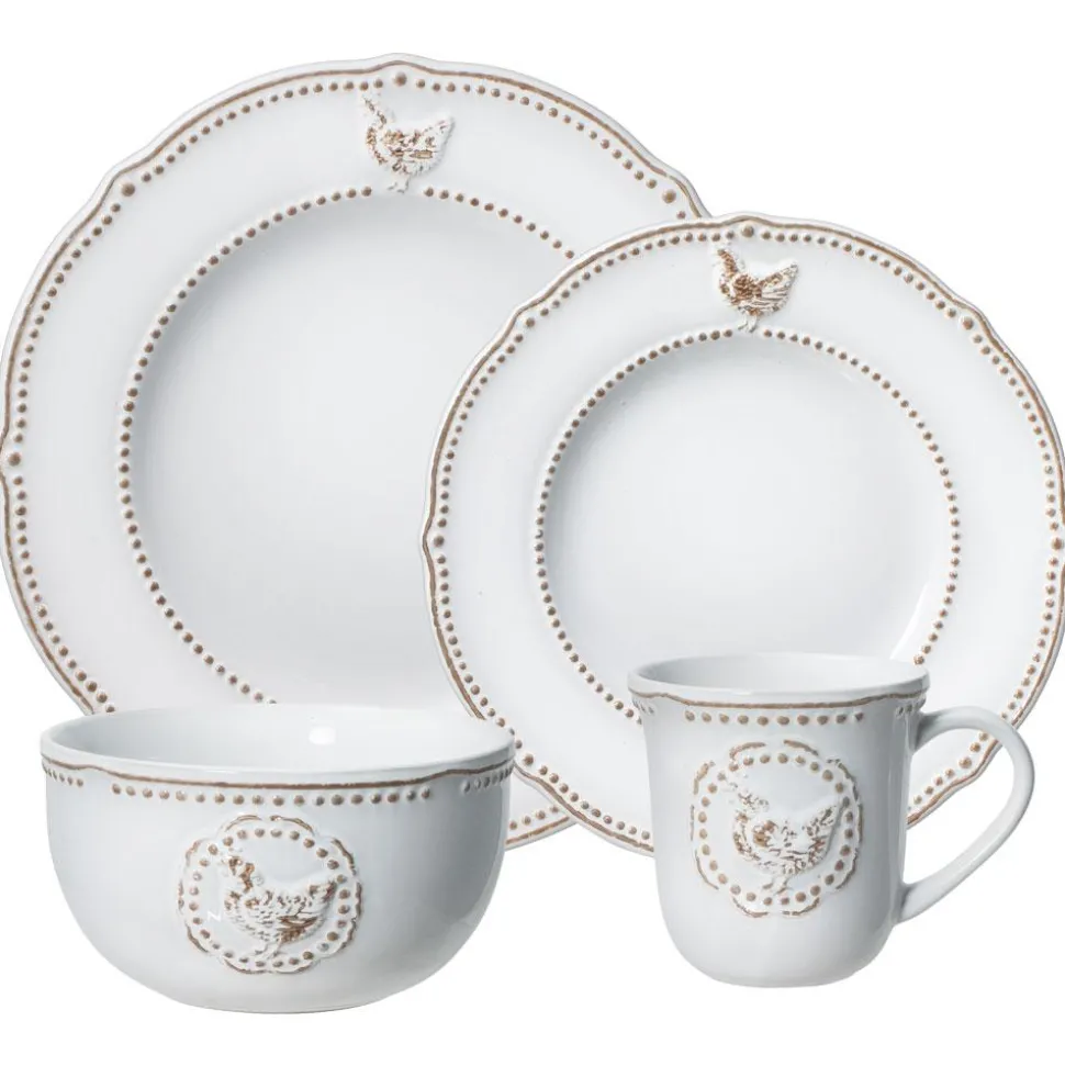 Farmhouse Hen Dinnerware Set