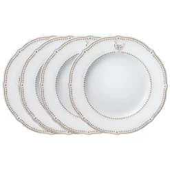 Farmhouse Hen Set of 4 Dinner Plates