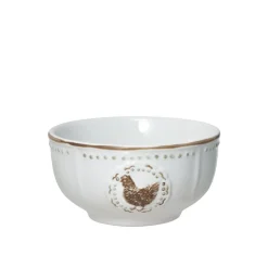 Farmhouse Hen Set of 4 Fruit Bowls