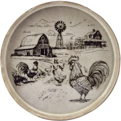 Farmyard Rooster 12 Piece Dinnerware Set, Service for 4