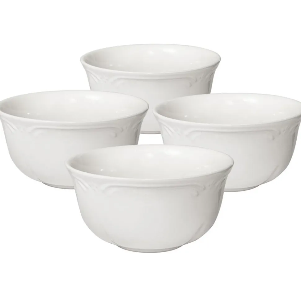 Filigree® Set of 4 Deep Soup Cereal Bowls