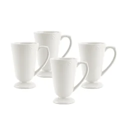 Filigree® Set of 4 Footed Mugs