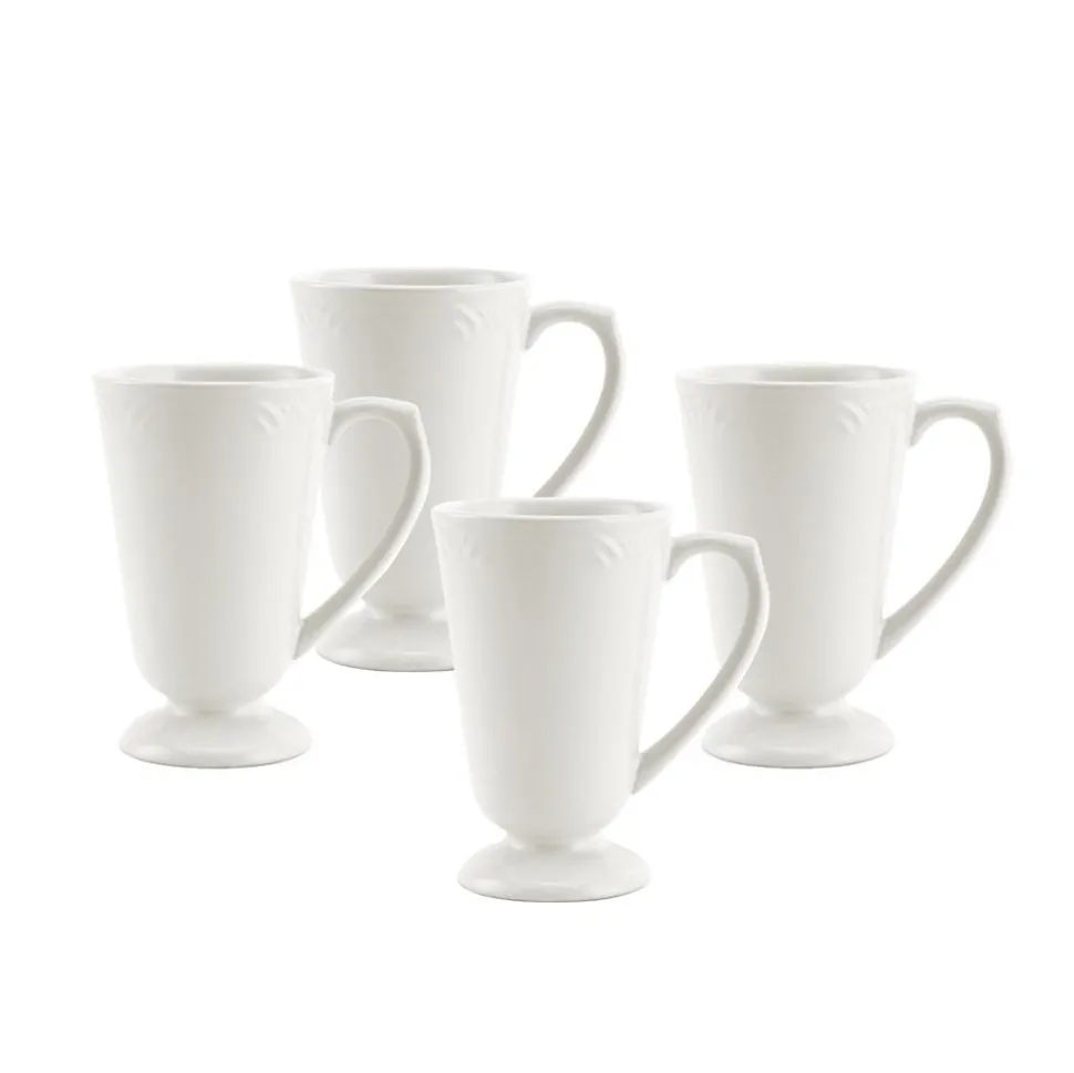 Filigree® Set of 4 Footed Mugs
