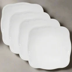 Filigree® Set of 4 Square Dinner Plates