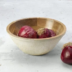 Fitz and Floyd Austin Craft Deep Serve Bowl, White