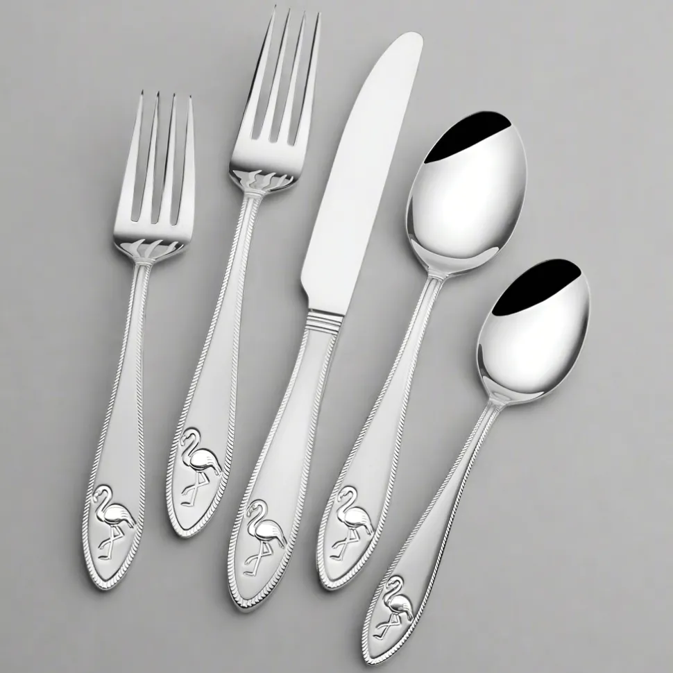 Flamingo 20 Piece Flatware Set, Service for 4