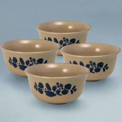 Folk Art® Set of 4 Deep Soup Cereal Bowls