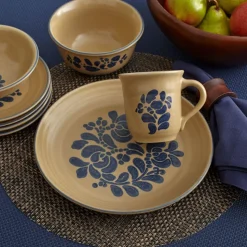 Folk Art® Set of 4 Deep Soup Cereal Bowls