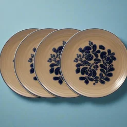Folk Art® Set of 4 Dinner Plates