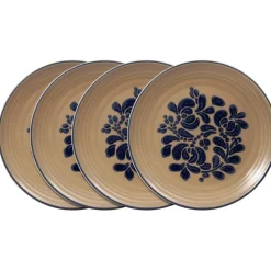 Folk Art® Set of 4 Dinner Plates