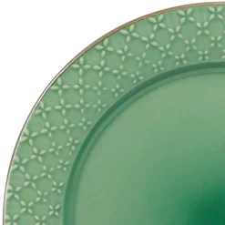 French Lace Green Dinnerware Set