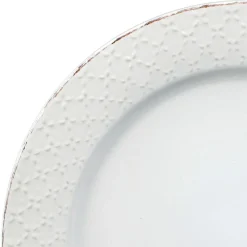 French Lace White Service for 8 with Serveware