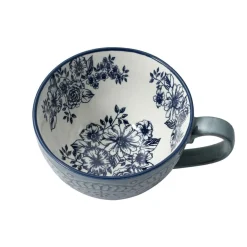 Gabriela Blue 16 Piece Dinnerware Set, Service for 4