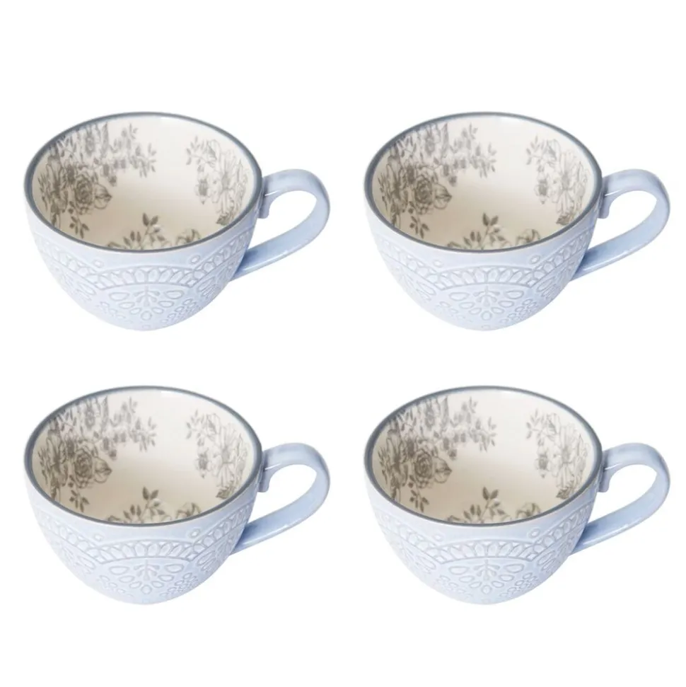 Gabriela Gray 16 Piece Dinnerware Set, Service for 4