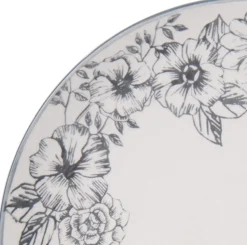 Gabriela Gray 16 Piece Dinnerware Set, Service for 4
