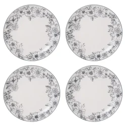 Gabriela Gray 16 Piece Dinnerware Set, Service for 4