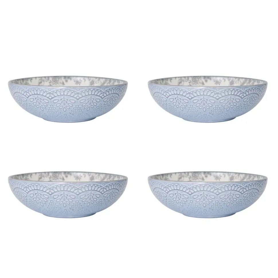 Gabriela Gray 16 Piece Dinnerware Set, Service for 4