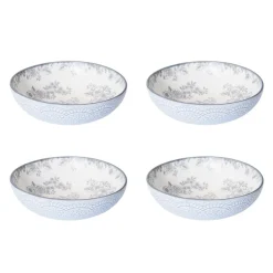 Gabriela Gray 16 Piece Dinnerware Set, Service for 4