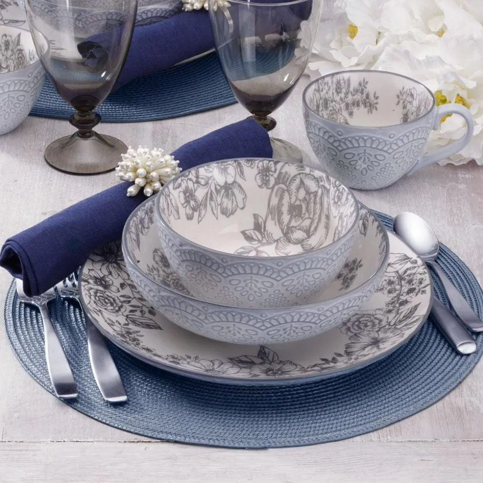Gabriela Gray Set of 4 Soup Cereal Bowls