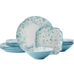 Garden Blossom 12 Piece Dinnerware Set, Service for 4
