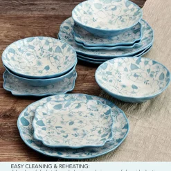 Garden Blossom 12 Piece Dinnerware Set, Service for 4
