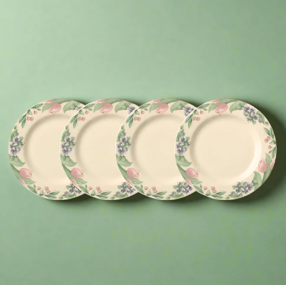 Garden Party® Set of 4 Dinner Plates