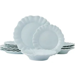 Graceful Petals 12 Piece Dinnerware Set, Service for 4