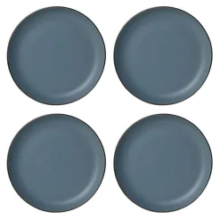 Hadlee Blue 16 Piece Dinnerware Set, Service for 4