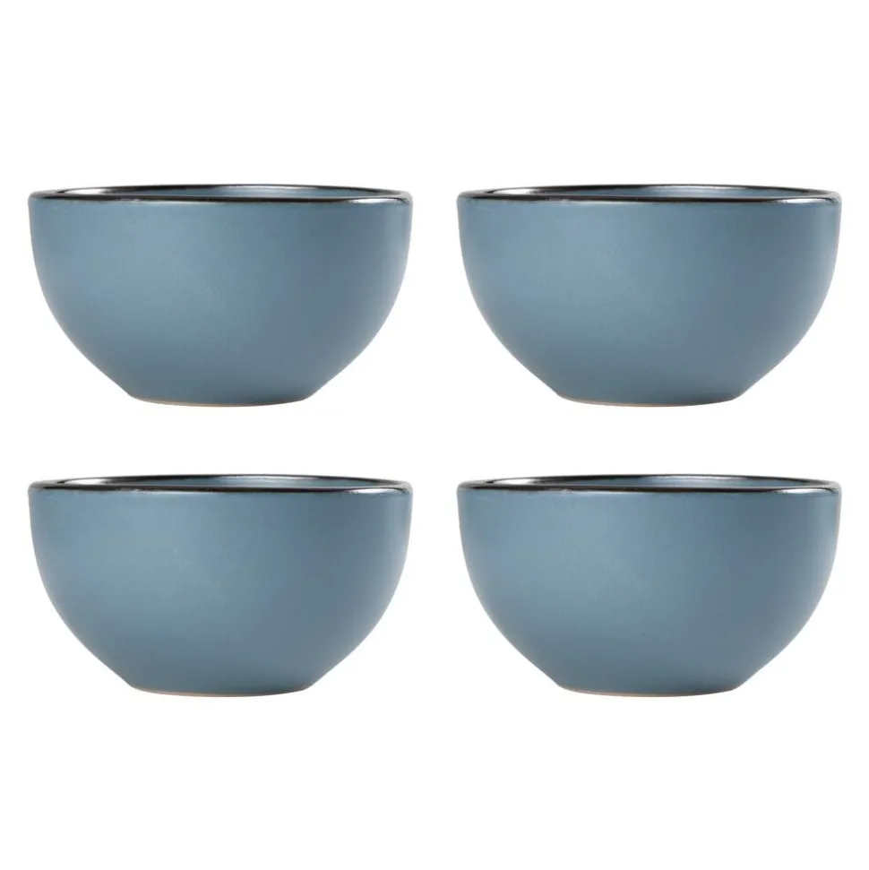 Hadlee Blue 16 Piece Dinnerware Set, Service for 4