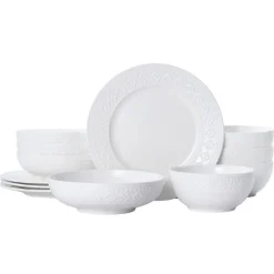Haisley 12 Piece Dinnerware Set, Service for 4