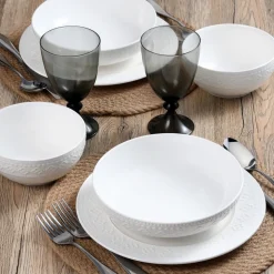Haisley 12 Piece Dinnerware Set, Service for 4