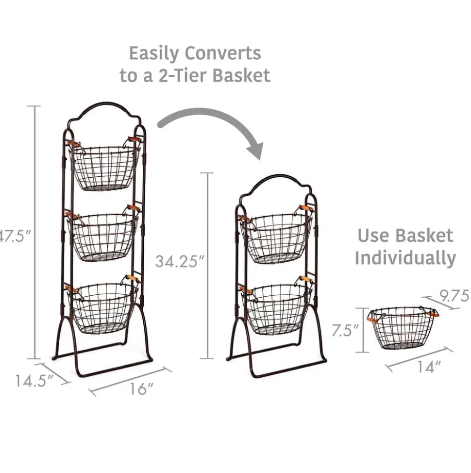 Harbor Adjustable Standing Storage Rack