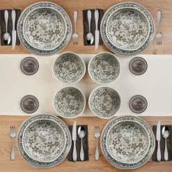 Hayden Grey 12 Piece Dinnerware Set, Service for 4