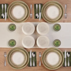 Hensley Green 12 Piece Dinnerware Set, Service for 4