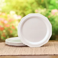 Heritage Set of 4 Outdoor Melamine Salad Plates