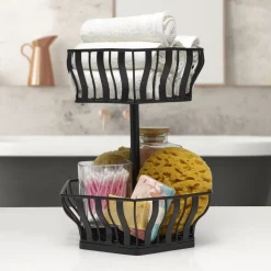 Hex 2 Tier Storage Basket