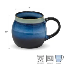 Horizon Set of 6 Mugs, Assorted