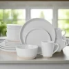 Hudson Beige 16 Piece Dinnerware Set, Service for 4