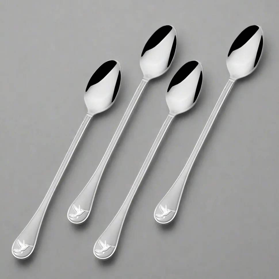 Hummingbird Set of 4 Long Handled Spoons
