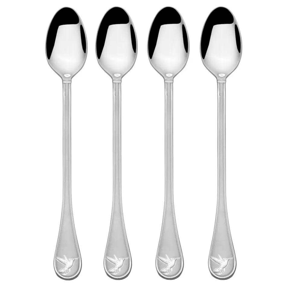Hummingbird Set of 4 Long Handled Spoons