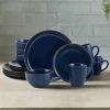 Hunter Blue 16 Piece Dinnerware Set, Service for 4