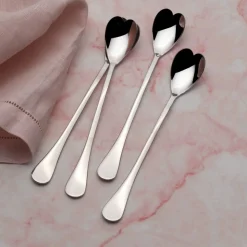 Irresistible Set of 4 Iced Beverage Spoons