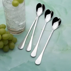 Irresistible Set of 4 Iced Beverage Spoons