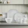 Isabella Gray 16 Piece Dinnerware Set, Service for 4