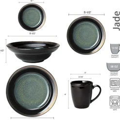 Jade Dinnerware Set