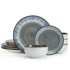 Jaimie 12 Piece Dinnerware Set, Service for 4