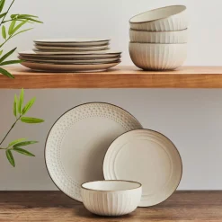 Janelle 12 Piece Dinnerware Set, Service for 4