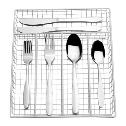 Jasmine 30 Piece Flatware Set With Caddy, Service for 6