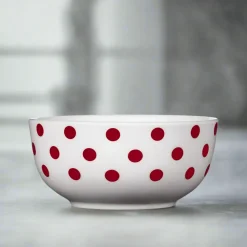 Kenna Red Soup Cereal Bowl